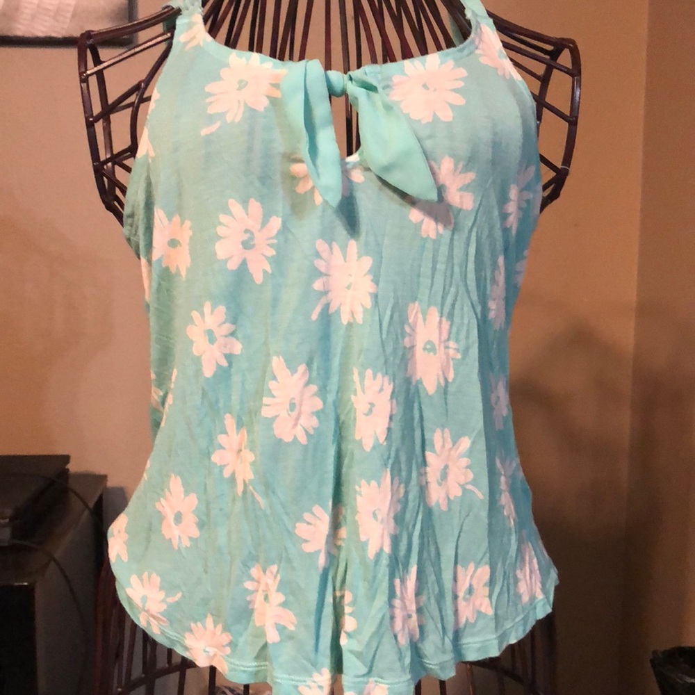 Floral print tank top
